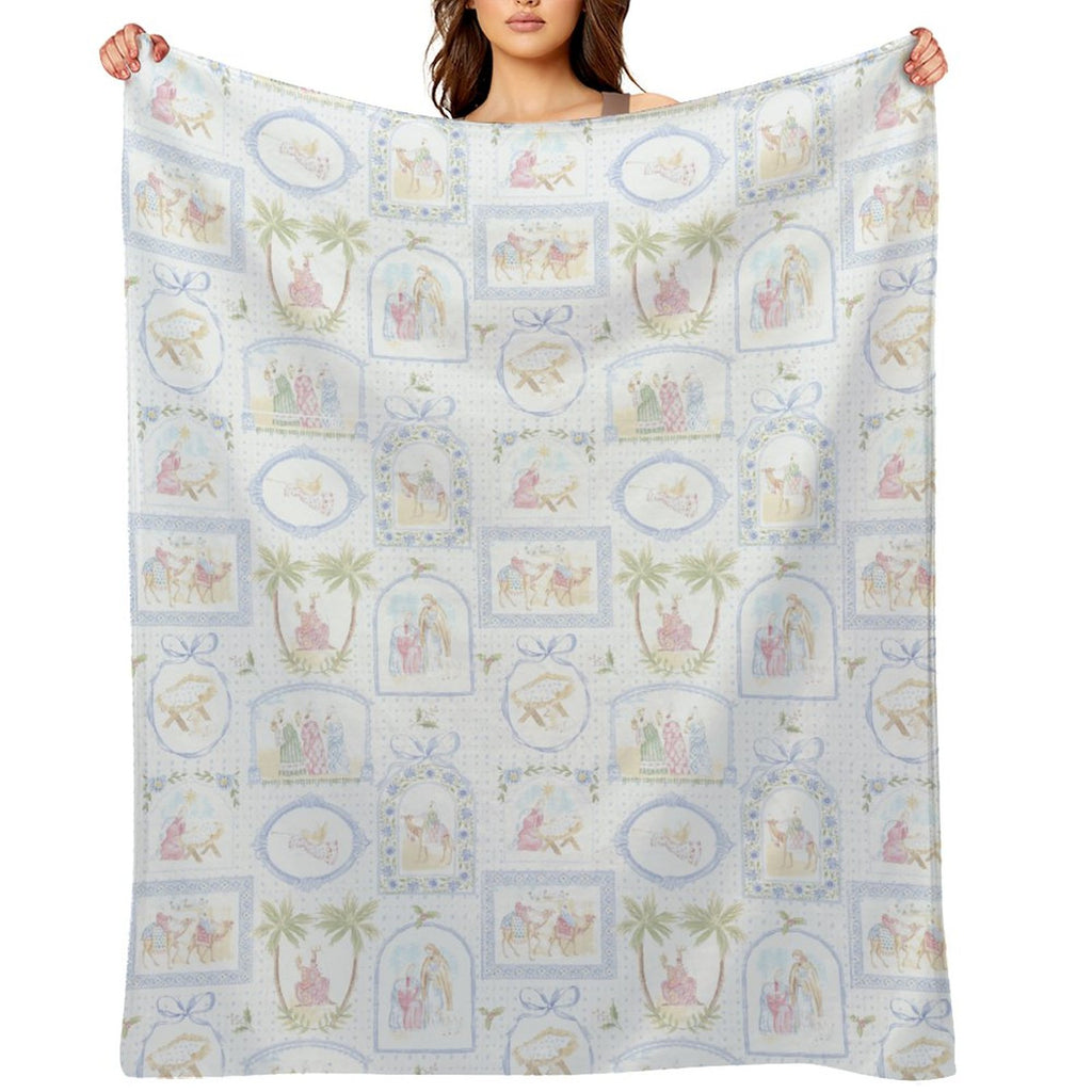 Christmas Pastel throw
