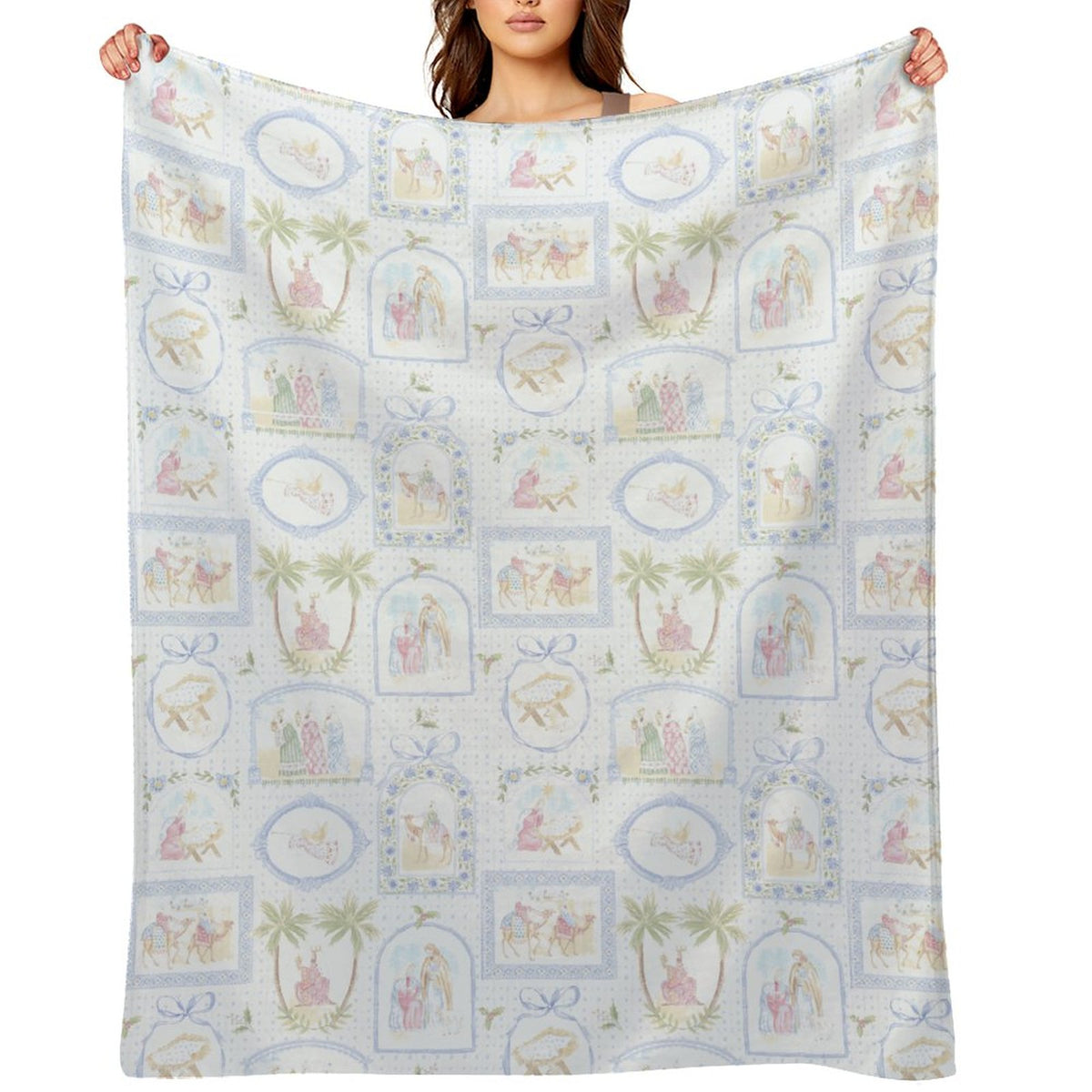 Christmas Pastel throw