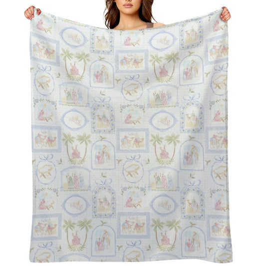 Christmas Pastel throw
