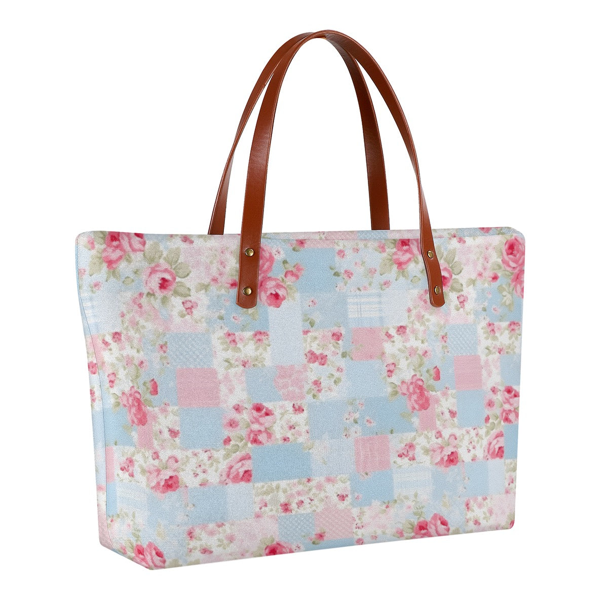 Heirloom Rose Patchwork Tote Bag