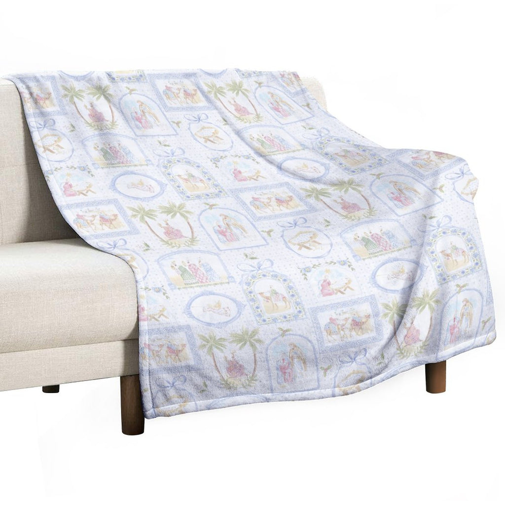 Christmas Pastel throw