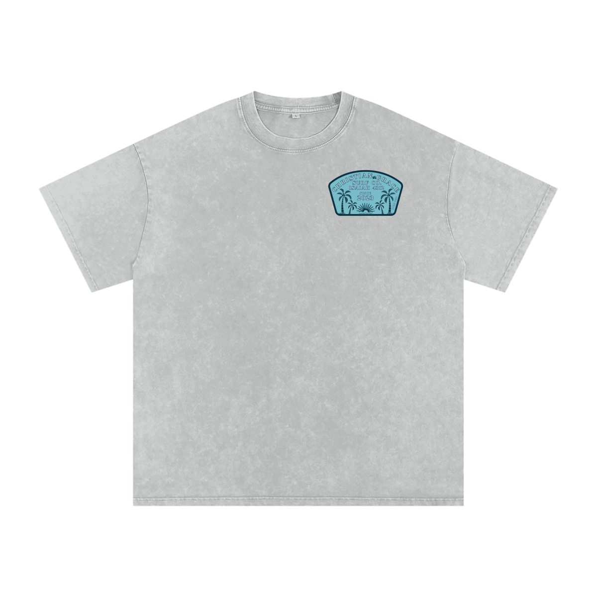 When you pass through the waters Oversized Cotton T-Shirt