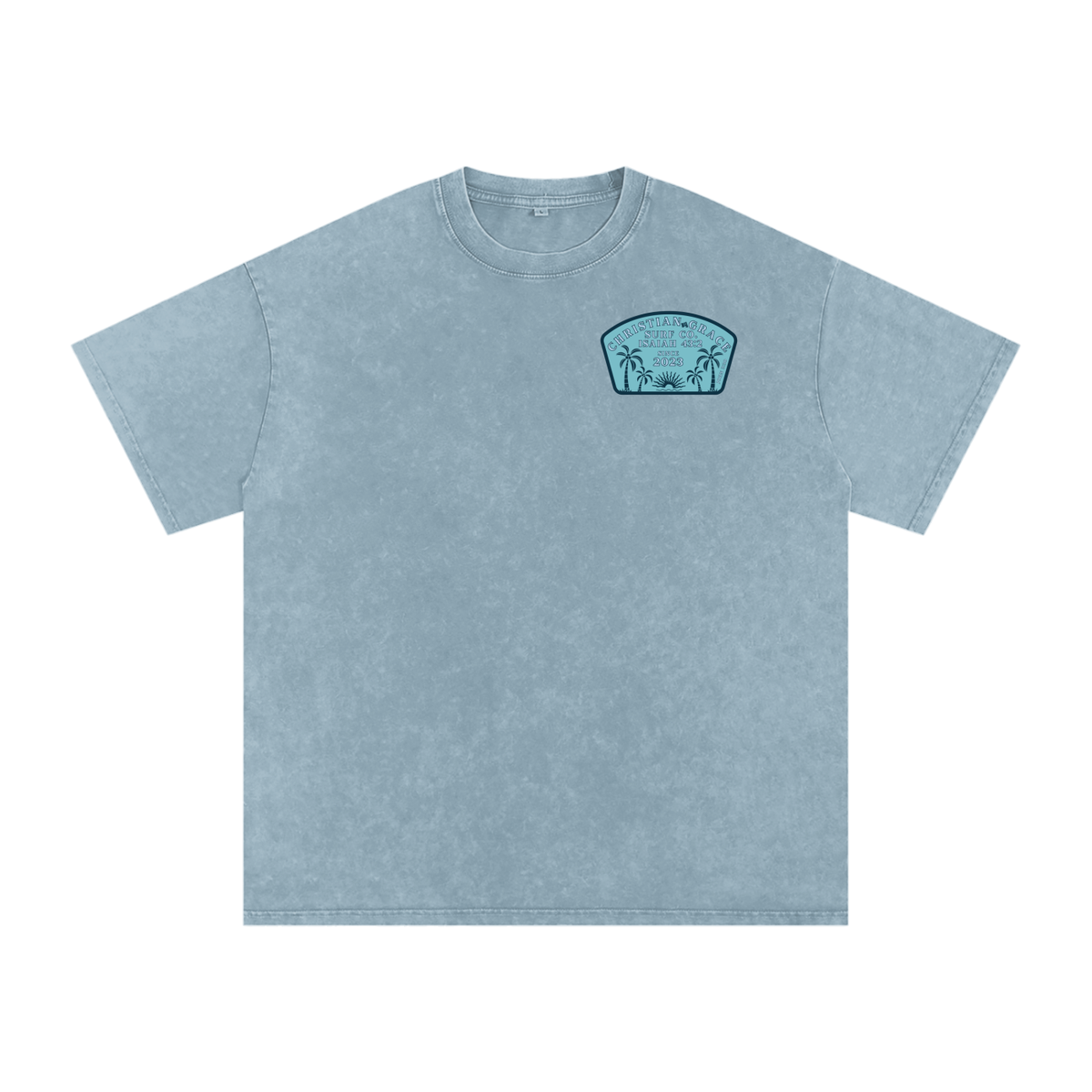 When you pass through the waters Oversized Cotton T-Shirt
