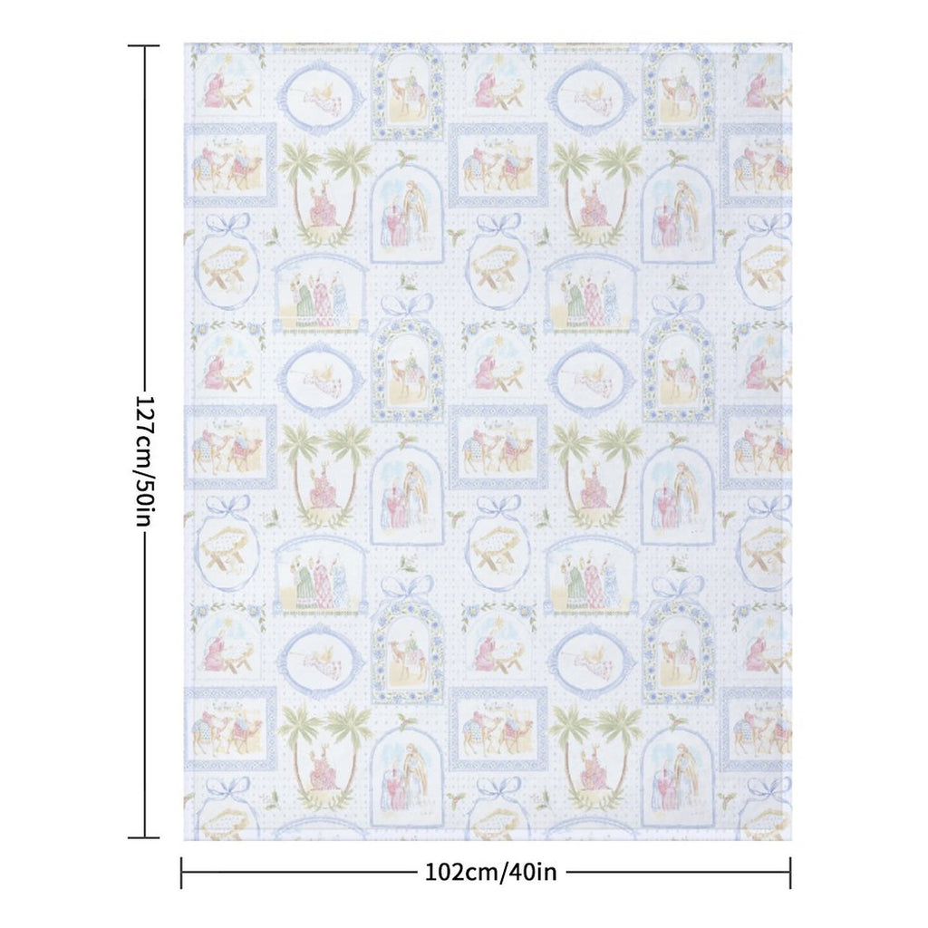 Christmas Pastel throw