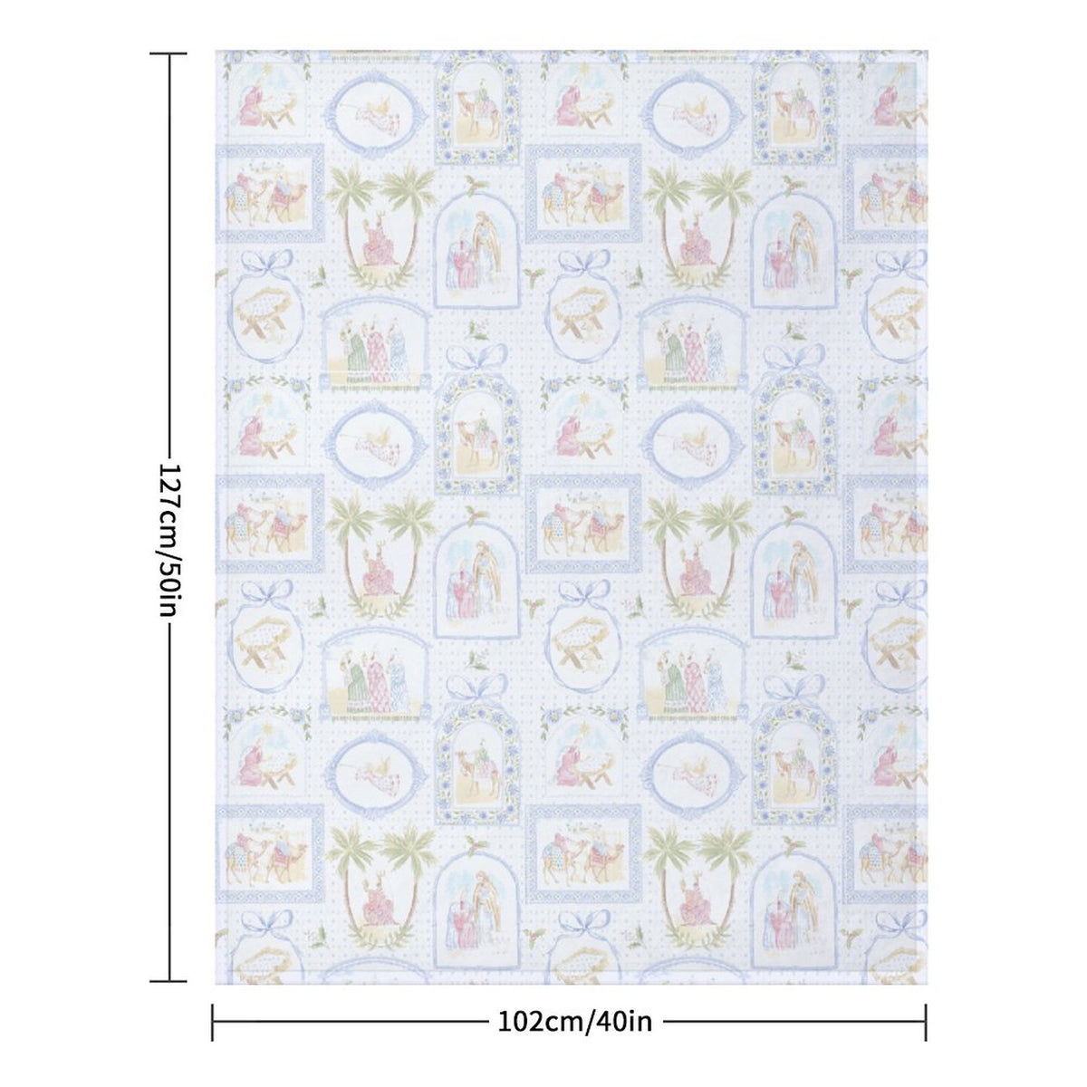 Christmas Pastel throw