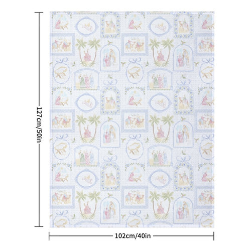 Christmas Pastel throw