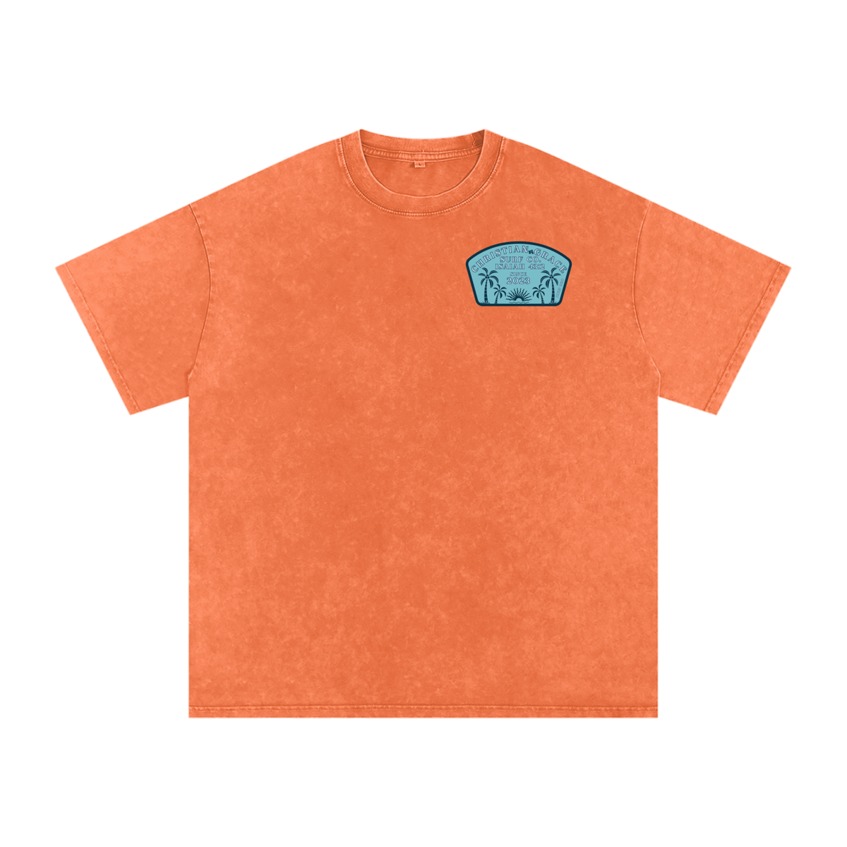 When you pass through the waters Oversized Cotton T-Shirt