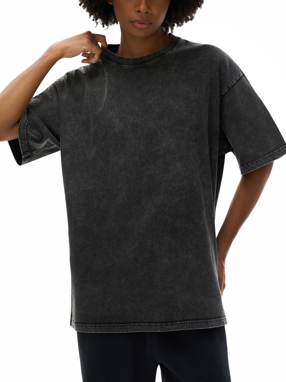 When you pass through the waters Oversized Cotton T-Shirt